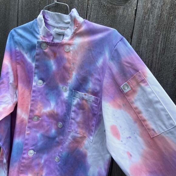 Chef Works Tie Dye Chef Jacket - Picture 6 of 7